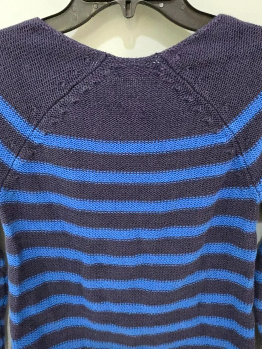 Old Navy Striped‎ Sweater – Women’s Small Blue & Navy Long Sleeve Pullover - Picture 9 of 10